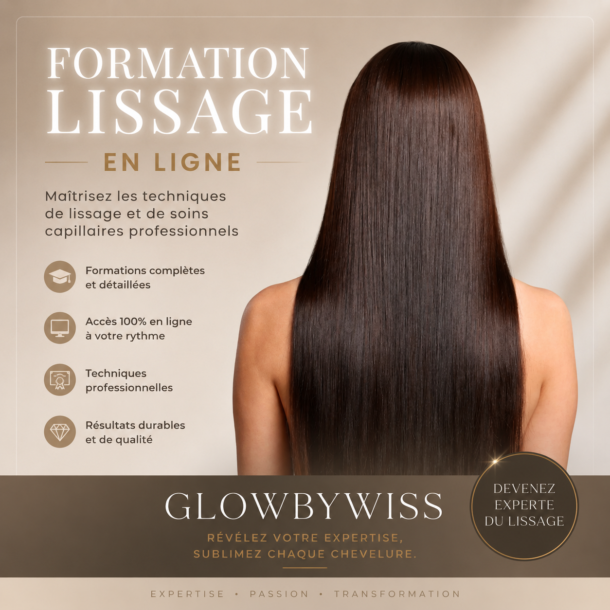 Formation Lissage & Botox Capillaire – Glow By Wiss